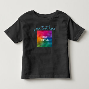 T-shirt Pour Les Tous Petits Impression Recto Verso Ajoutez Votre Texte Photo N