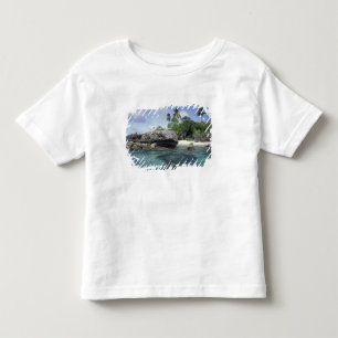 T-shirt Pour Les Tous Petits Indonésie. Formations rocheuses le long de la côte