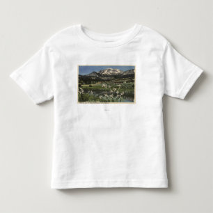T-shirt Pour Les Tous Petits Iris sauvage élevant le mammouth proche de Mt.