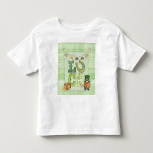 T-shirt Pour Les Tous Petits Irish Luck St Patrick's Day Gnome Shamrock Green
