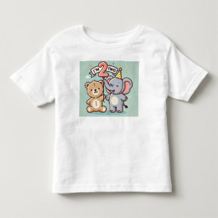 T-shirt Pour Les Tous Petits j'ai deux ans