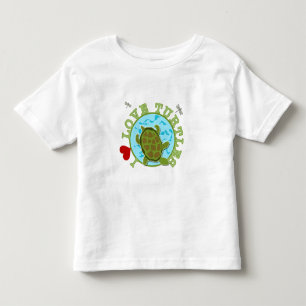 T-shirt Pour Les Tous Petits J'aime des tortues