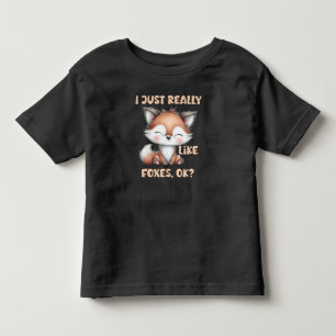 T-shirt Pour Les Tous Petits J'aime Juste Vraiment Les Renards Enfants
