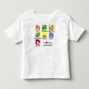 T-shirt Pour Les Tous Petits J'aime la pièce en t de ruche d'enfant en bas âg