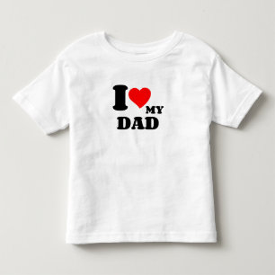 T-SHIRT POUR LES TOUS PETITS J'AIME MON PÈRE