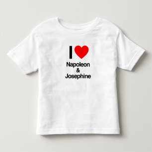 T-shirt Pour Les Tous Petits j'aime Napoléon et joséphine