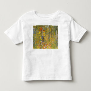 T-shirt Pour Les Tous Petits Jardin agricole Gustav Klimt avec Crucifix