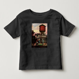 T-shirt Pour Les Tous Petits Jardin d'agrément de yard de train par Stevan