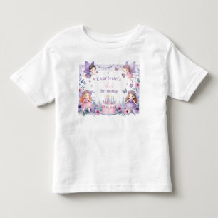 T-shirt Pour Les Tous Petits Jardin de Fée pourpre enchantée - Anniversaire