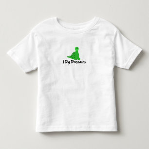 T-shirt Pour Les Tous Petits Je Creuse Des Dinosaures