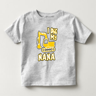 T-shirt Pour Les Tous Petits Je Creuse Ma Nana