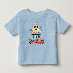 T-shirt Pour Les Tous Petits Je Déteste Le Fantôme D'Ail - Drôle Halloween L'Ai