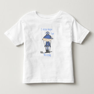 T-shirt Pour Les Tous Petits je saute des petits sommes pour le ski