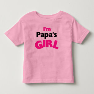 T-shirt Pour Les Tous Petits Je suis la fille de papa