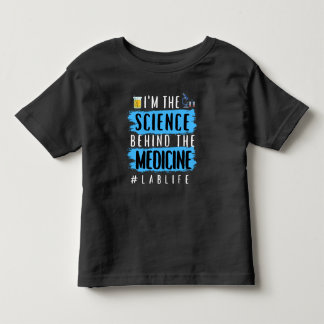 T-SHIRT POUR LES TOUS PETITS JE SUIS LA SCIENCE DERRIÈRE LA MÉDECINE #VIEDELABO