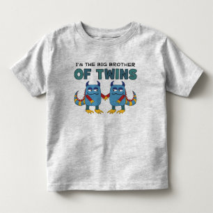 T-shirt Pour Les Tous Petits Je suis le Big Brother des jumeaux