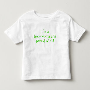 T-shirt Pour Les Tous Petits Je suis un rat de bibliothèque et fier de lui !