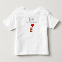 Jésus Sourit Sur Ma Foi Toddler Tee