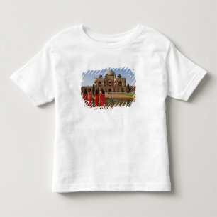 T-shirt Pour Les Tous Petits Jeunes Indiennes et tombeau de Humayun, Delhi,