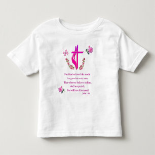 T-shirt Pour Les Tous Petits John 3:16