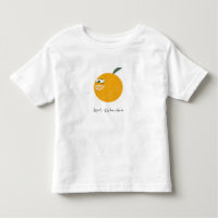 Joli Orange Avec Lunettes De Soleil Fruit Enfants