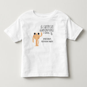 T-shirt Pour Les Tous Petits Jolie fête d'anniversaire de Little Monster pour t