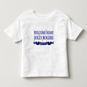 T-shirt Pour Les Tous Petits Jollys rogers à la maison bienvenus