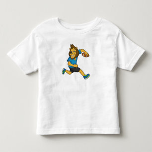 T-shirt Pour Les Tous Petits Joueur de football de Lion Rugby