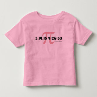 T-shirt Pour Les Tous Petits Jour 2015 de pi : Une fois dans une vie
