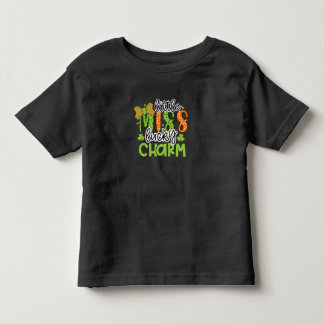 T-shirt Pour Les Tous Petits Jour de la Saint Patrick Little Miss Lucky Charme