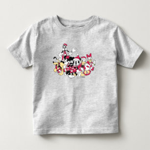 T-shirt Pour Les Tous Petits Joyeuses Fêtes Mickey & Friends Noël Joieux