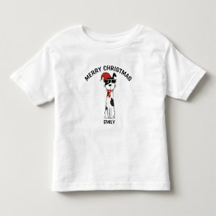 T-shirt Pour Les Tous Petits Joyeux Noël Cool Dog