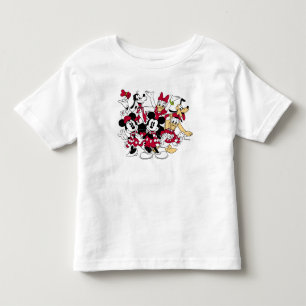 T-shirt Pour Les Tous Petits Joyeux Noël Mickey & Friends Vacances Joyeuses