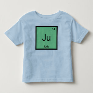 T-shirt Pour Les Tous Petits Jules Nom Chimie Élément Table périodique