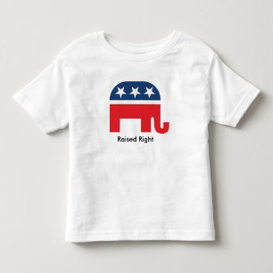 T-shirt Pour Les Tous Petits Justesse droite drôle Républicaine des enfants jeu