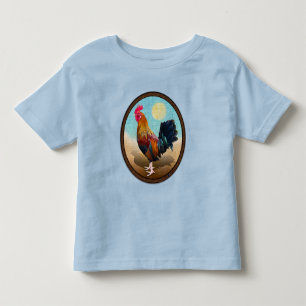 T-shirt Pour Les Tous Petits Key West - Rooster tzigane Vintage ovale