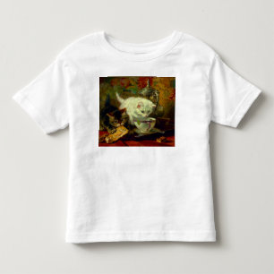 T-shirt Pour Les Tous Petits Kittens Tea Party
