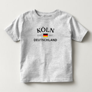T-shirt Pour Les Tous Petits Koln (Cologne) Deutschland coordonne allemand