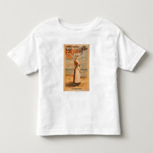 T-shirt Pour Les Tous Petits La belle Evangeline de Riz à Ocean