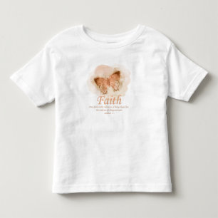 T-shirt Pour Les Tous Petits La Bible chrétienne des femmes Verse Papillon :Fo
