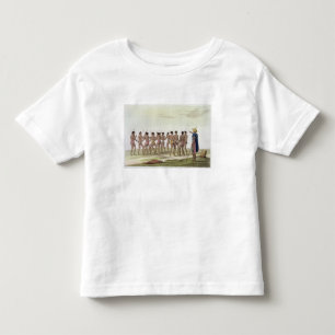 T-shirt Pour Les Tous Petits La danse de guerre des insulaires de Caroline,