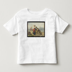 T-shirt Pour Les Tous Petits La famille napolitaine, 1865 (huile sur le