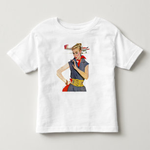 T-shirt Pour Les Tous Petits La fille qui a volé des avions