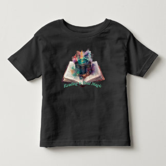 T-shirt Pour Les Tous Petits La lecture est une vraie magie ; chemise littérair