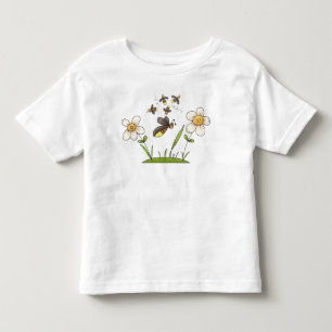 T-shirt Pour Les Tous Petits La luciole mignonne branche l'insecte jaune