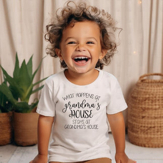 T-shirt Pour Les Tous Petits La maison de grand-mère