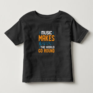 T-shirt Pour Les Tous Petits La Musique Fait Le Tour Du Monde