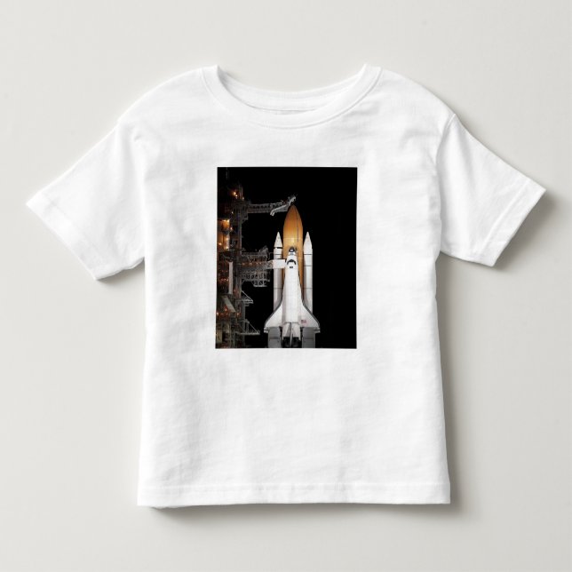 T-shirt Pour Les Tous Petits La navette spatiale Atlantis est prête (Devant)