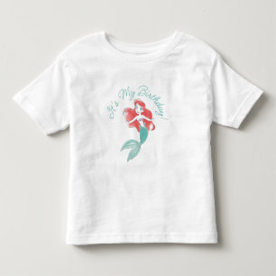 T-shirt Pour Les Tous Petits La Petite Sirène Anniversaire Aquarelle