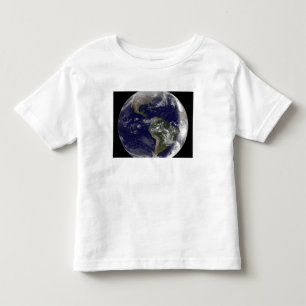 T-shirt Pour Les Tous Petits La pleine terre montrant l'Amérique du Nord et de